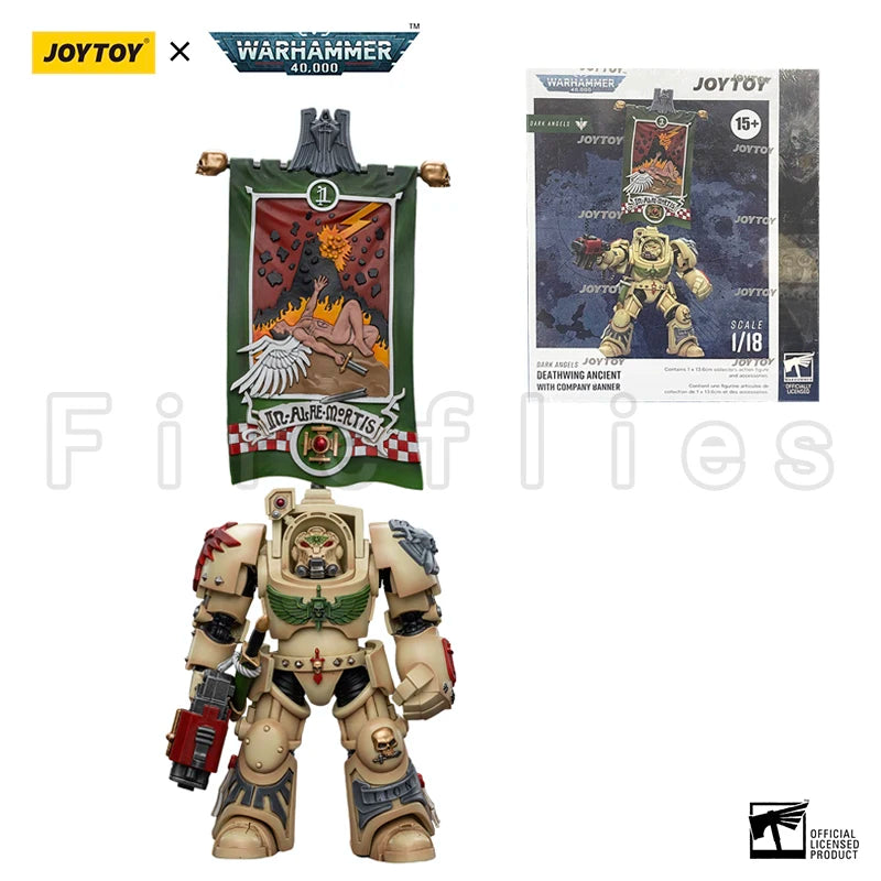 1/18 JOYTOY Action Figure 40K Dark Angels Deathwing Knight Anime Model