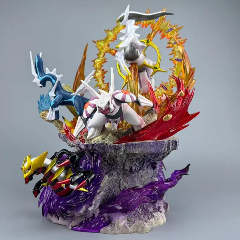 【IN STOCK】HX stuido 37cm Pokemon ﻿Ppap Four Legendary Beasts Set Figure With Light Anime Figures Collection Model Toys Gifts