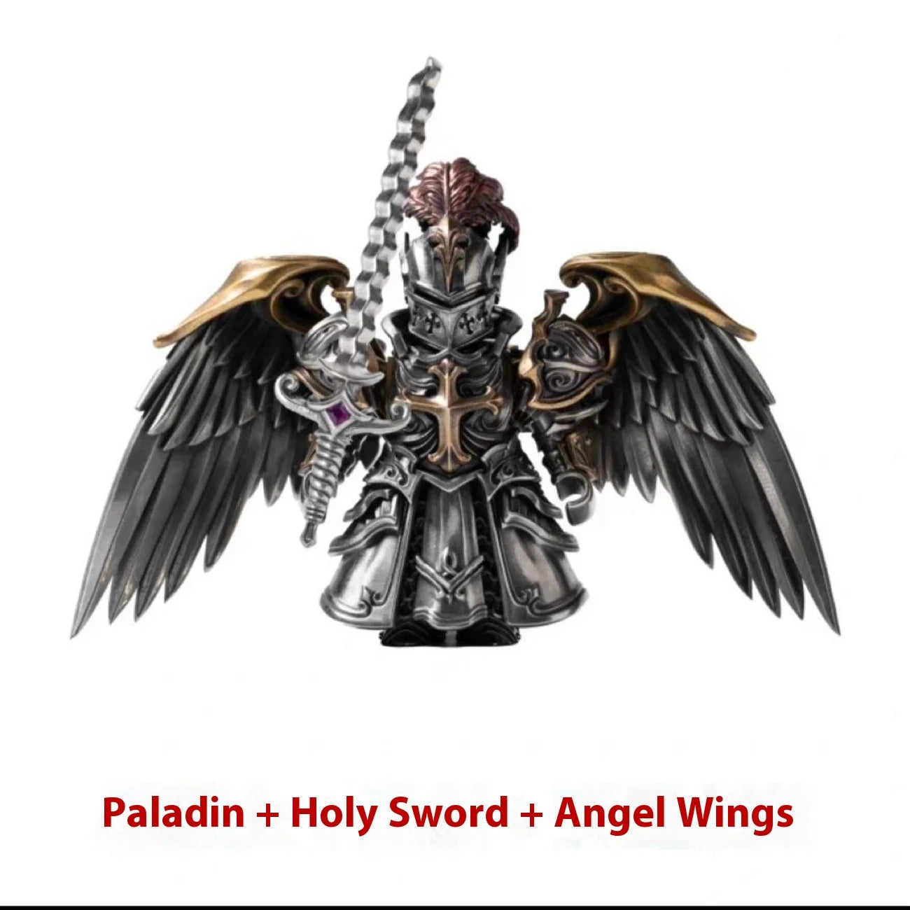 Paladin Metal Toy Figure Model Crusader Magnetic Detachable Desktop High-End Decorative For A Few Days Ornaments Figure Gift