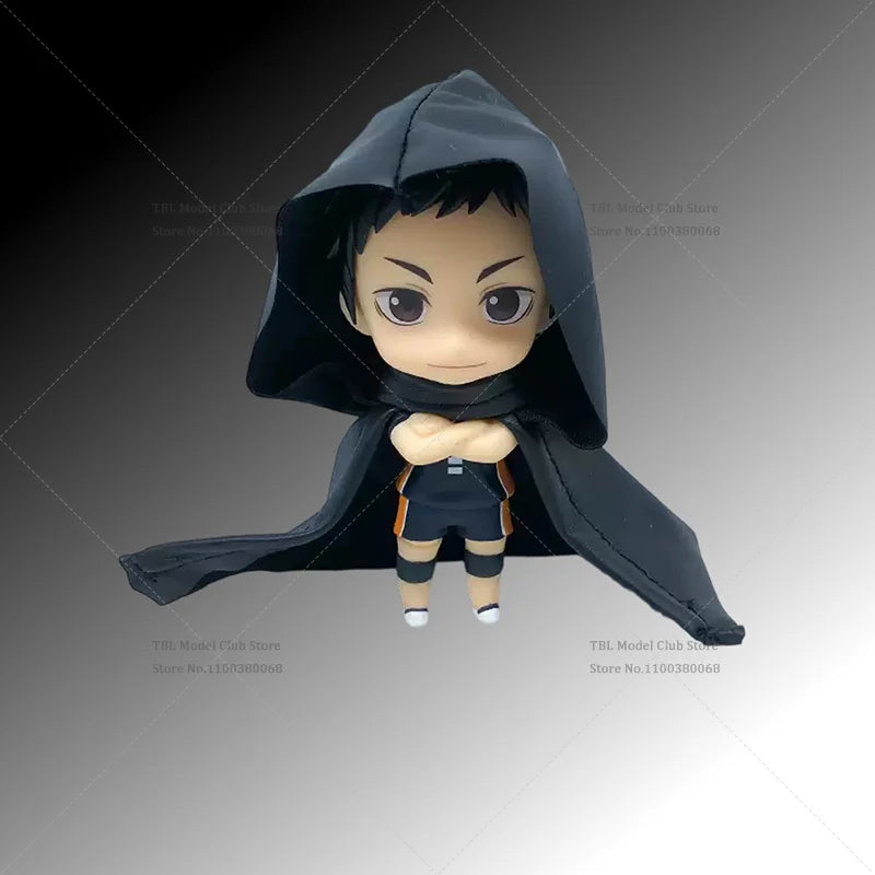 GSC 1/7 Scale Male Clothes Cloak Haikyuu Sawamura Daichi Japanese Anime For ob11 Height About 10CM Action Figure Soldier Scene