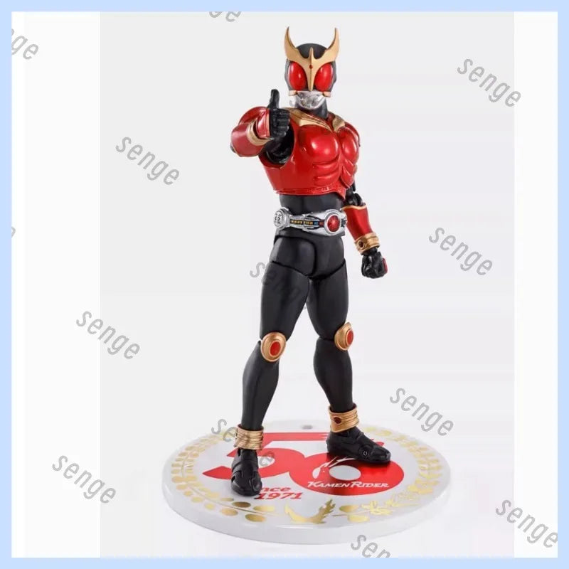 [Genuine stock]BandaiSHF real bone carving Kamen Rider Kuuga Almighty form 50th anniversary commemorative edition movable figure