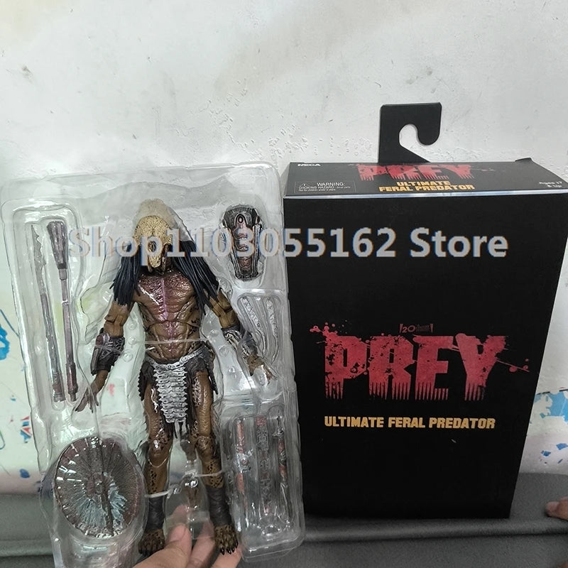 NECA Prey Ultimate Bear Blood Feral Predator Action Figure Anime Collectiblble Model Birthdsay Gifty