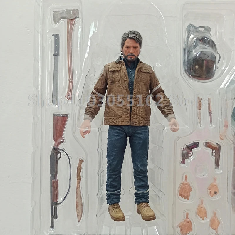 NECA Game Series The Last Of Us Part 2 Joel Ellie With Bow Action Figure Collectible Toy Doll For Friend Birthday Gift  2pcs