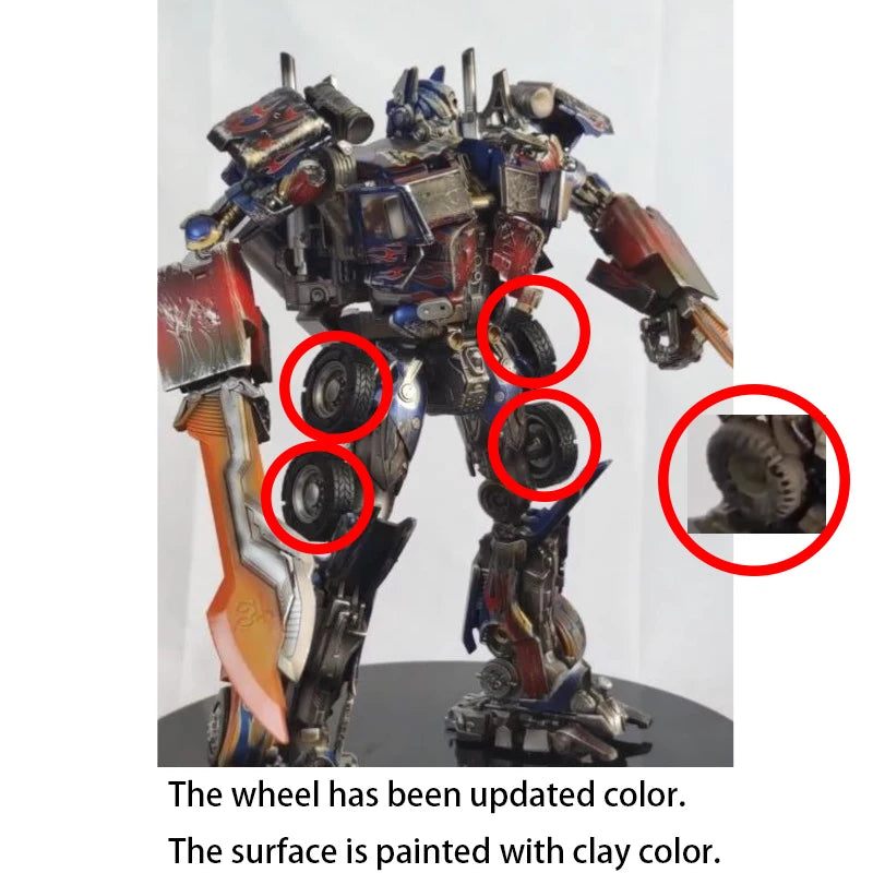 TOTOTOY BMB Custom Painted LS03 Battle Damaged Version Transformation Masterpiece OP Commander Action Figure Movie Model Car Toy