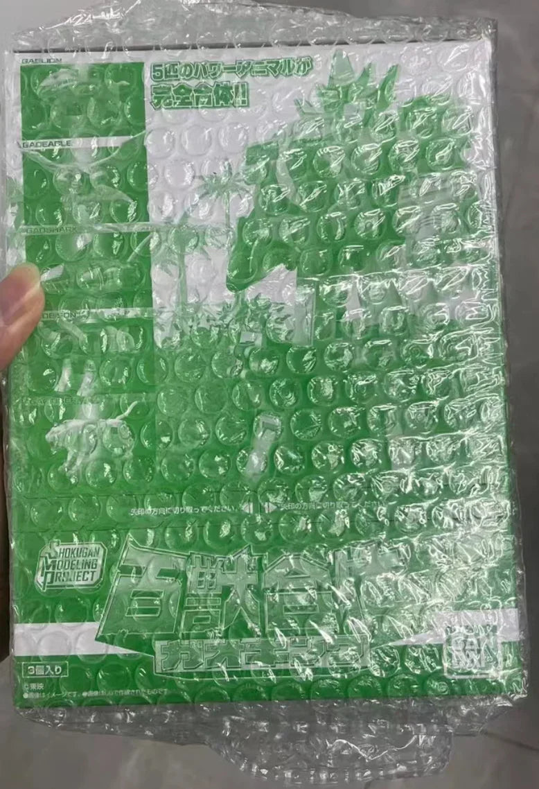 Bandai Genuine Hyakujuu Sentai Gaoranger Anime Action Figures Collectible Model SMP PB Limited Combination Toys Gifts for Kids