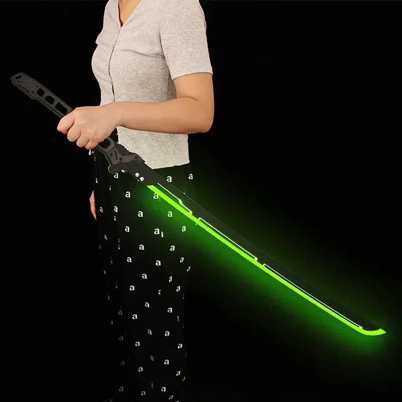 108cm/42.52in Cyberpunk Lightsaber Ghost Walker GRAY RAVEN Sirius Toy Katana Cosplay Display With Strap Game Peripheral Boy Gift