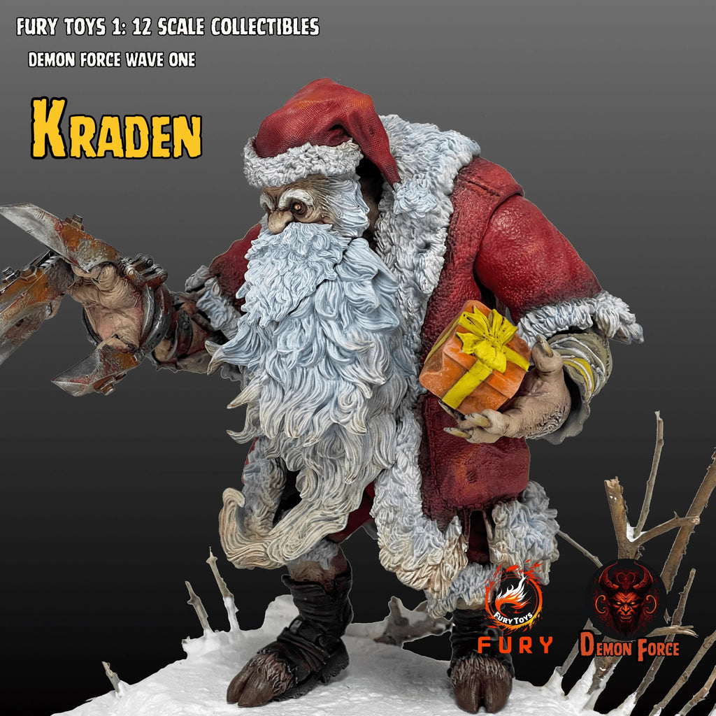 Fury Toys Demon Santa Claus Demon Night Strange Tales 1/12 Action Figure Model Rage Studio Movable Toys Gifts Action Figure
