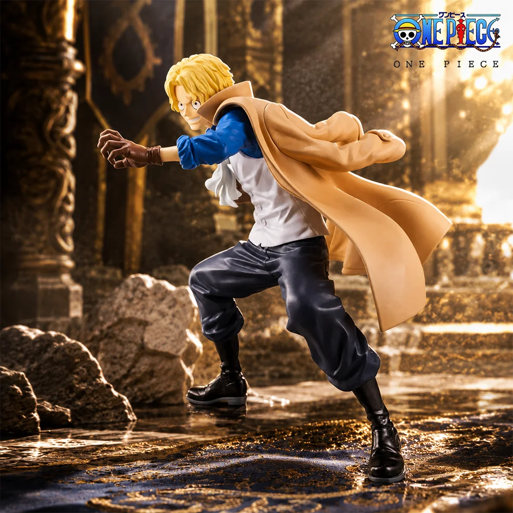 1pc 23cm/9.1in Official One Piece Sabo Action Figure PVC Statue Anime Desktop Car Ornament Display Collectible Model Gift