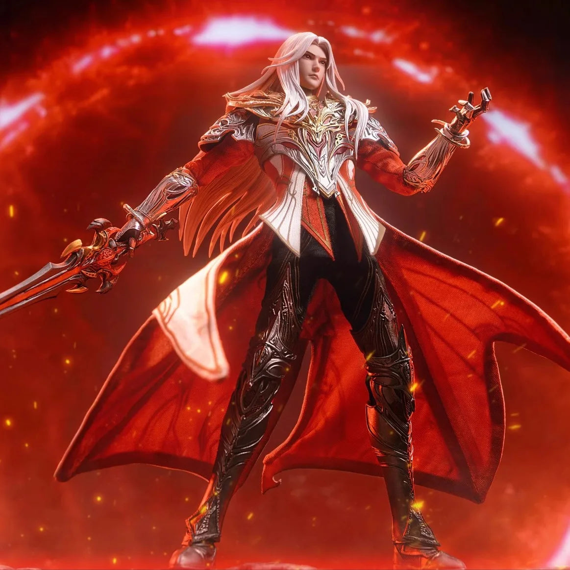 1/12 Douluo Continent Tang San Shura God Action Figure CC9133 Pre-sale