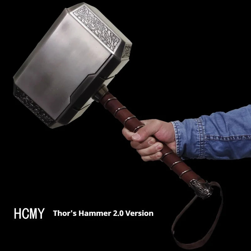 New Hcmy Avengers 4 Thor'S Hammer 1:1 Scale Full Metal 2.0 Version Model Collectible Toys & Hobbies Action Figure Accessories