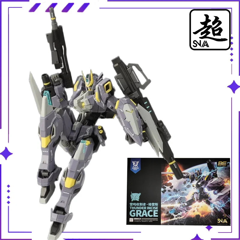 SNAA Original Round Table Knights Series Rampage Warhammer - Galahad/ 1/144 Assembled Mobile Mech Model Handmade Toy Gift