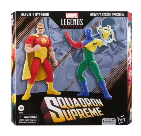 Original Marvel Legends Series Squadron Supreme Marvel's Hyperion and Doctor Spectrum  Action Figure Model Toys Gift
