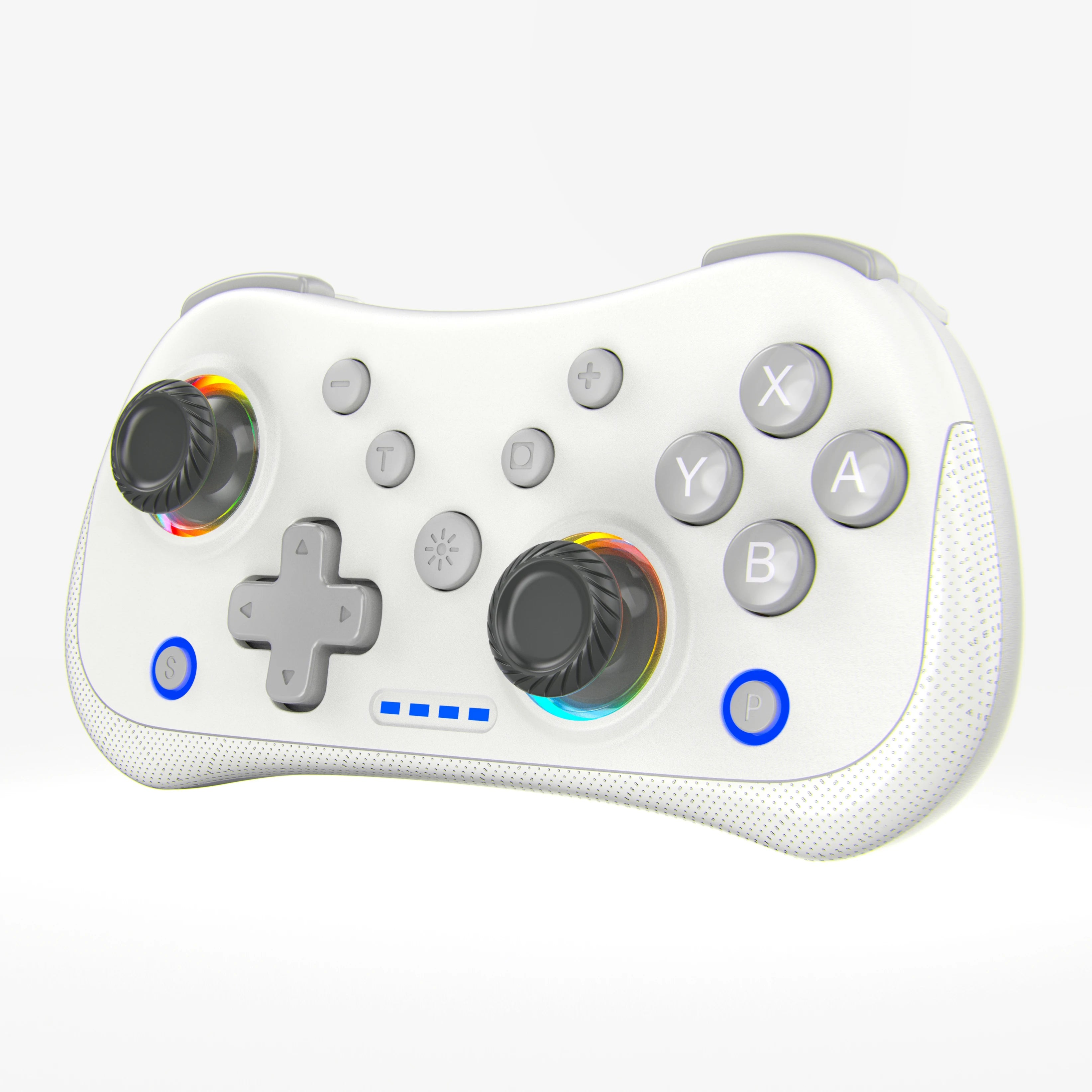 Multi-Functional Wireless Game MINI Gamepad for Switch with RGB Lights and Hall Rocker, Support Burst Function