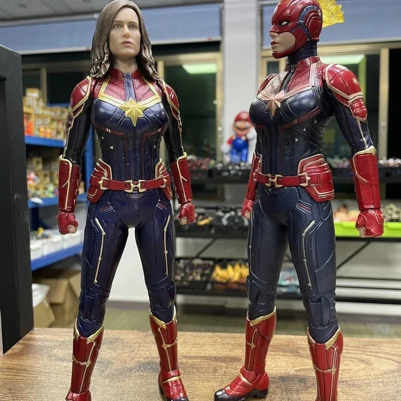 Marvel Super-Heroes Anime Figure Series Captain Marvel Thor Action Figure Toys 1/6 Statue Models Collection Toy Gifts Toys