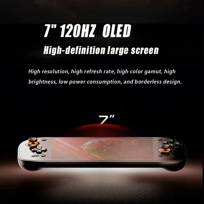 Ayn Odin 2 Portal  Retro Handheld Game Console, 7 inch 120Hz Screen,  8000mAh 8 Gen 2,128G ,Retro Video Game Consoles For Gifts