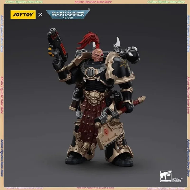 JOYTOY Dark Source Warhammer 40K Black Legion Warmaster Abaddon & Chosen Warriors 1:18 Figure Set Q1 2026