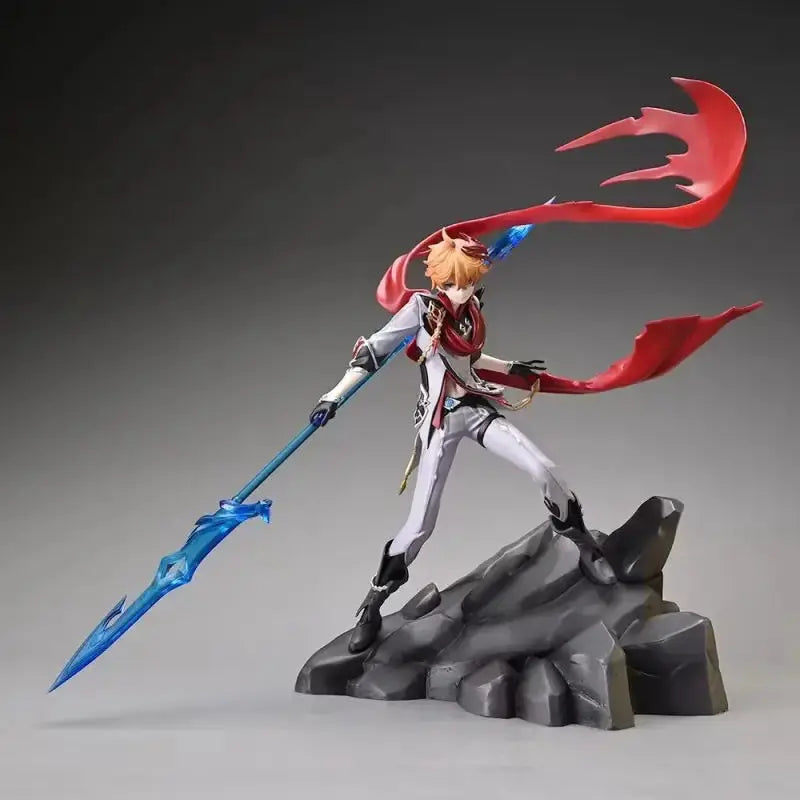 35CM Genshin Impact Childe Tartaglia Game Anime merchandise Action Figure Model Kit Desktop Ornament Statue Collectible Toy Gift