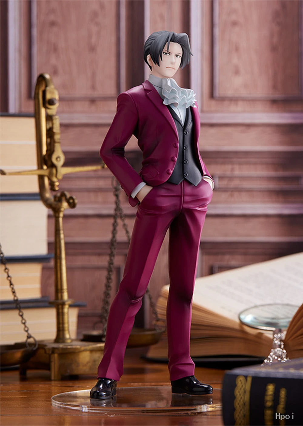 17 см аниме ас адвокат Майлс Еджуърт фигурка стоящ пост орнаменти човешка колекция от кукли декорации играчки подаръци PVC