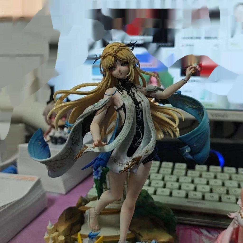 Wuthering Waves Cartethyia Standing Anime Figure GK Resin Collectible Model Desktop Ornament Birthday Gift