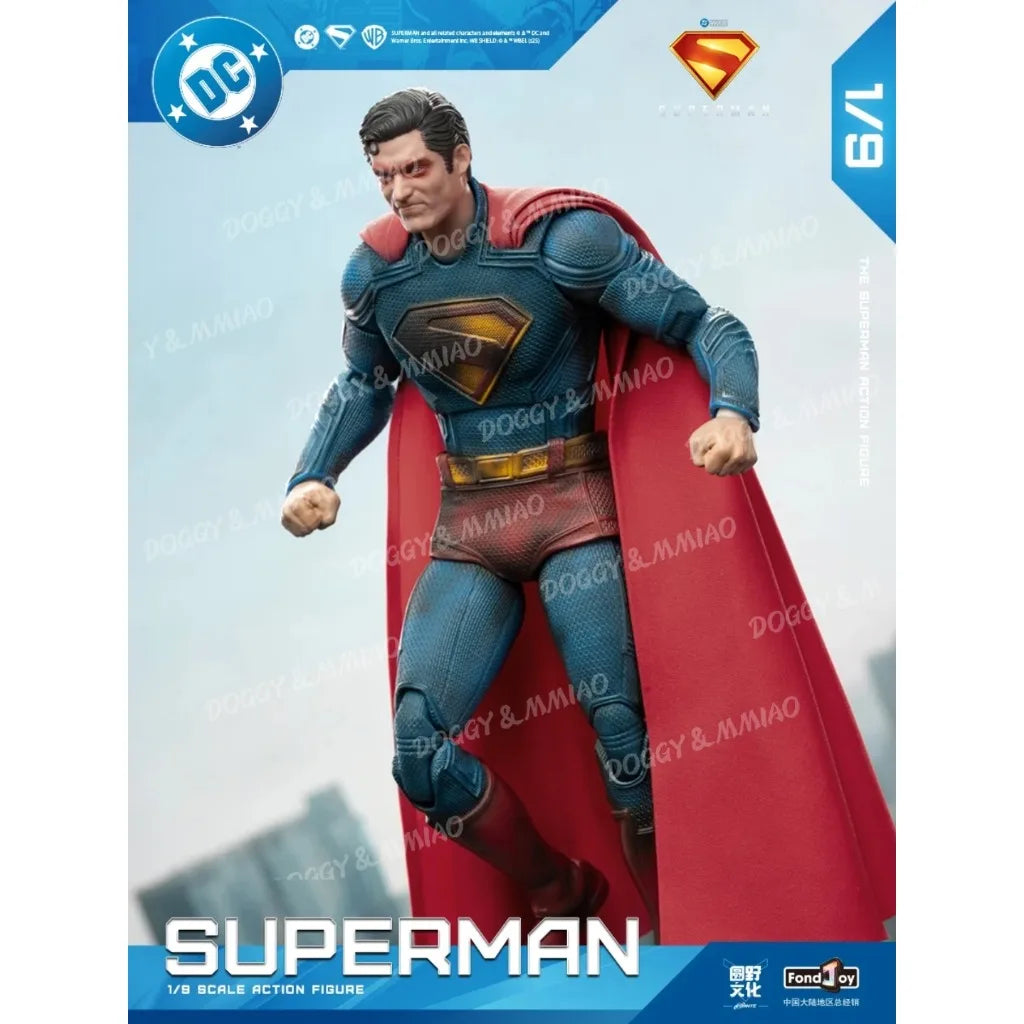 2025 NEW Fondjoy Toys 19cm 1/9 DC Justice League Battle Damaged Superman Action Figure Movie Superman Multiverse Model gift
