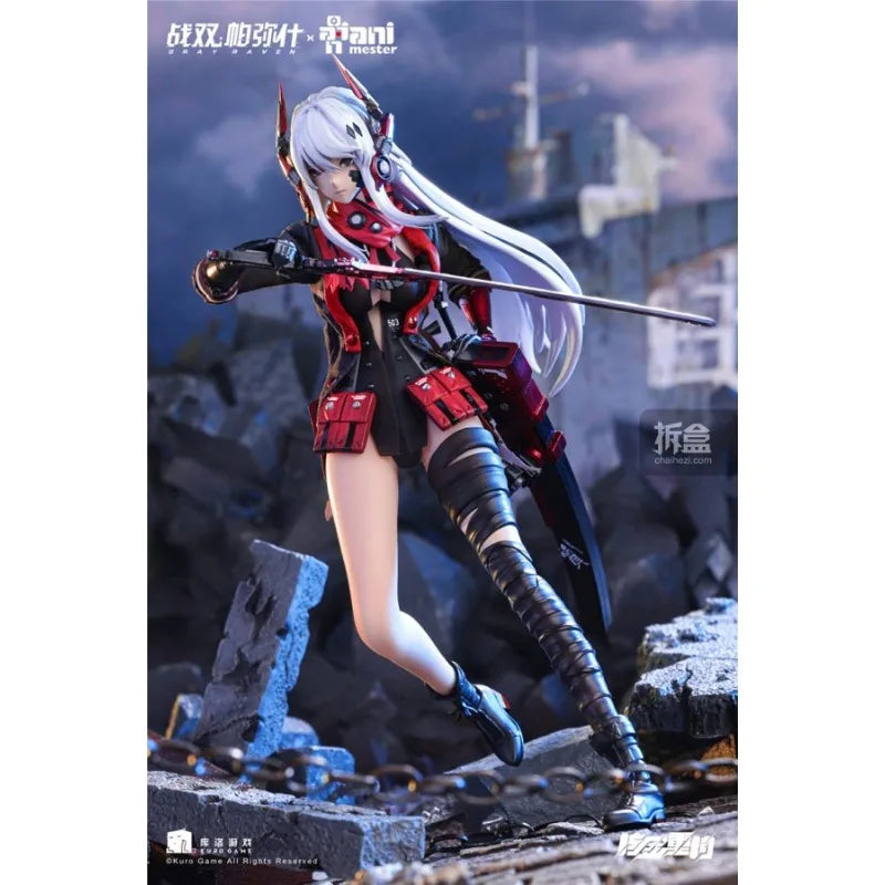 New in Stock AniMester Original Nuclear Gold Reconstruction Barbera Red 1/9 Pack Rubber Movable Robot Model Toy Gift Ornament