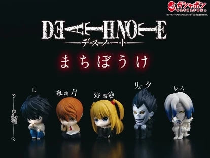5pcs/set Anime Death Note Rem Ryuk Light Yagami L Misa Amane Cute Model Toys 5cm