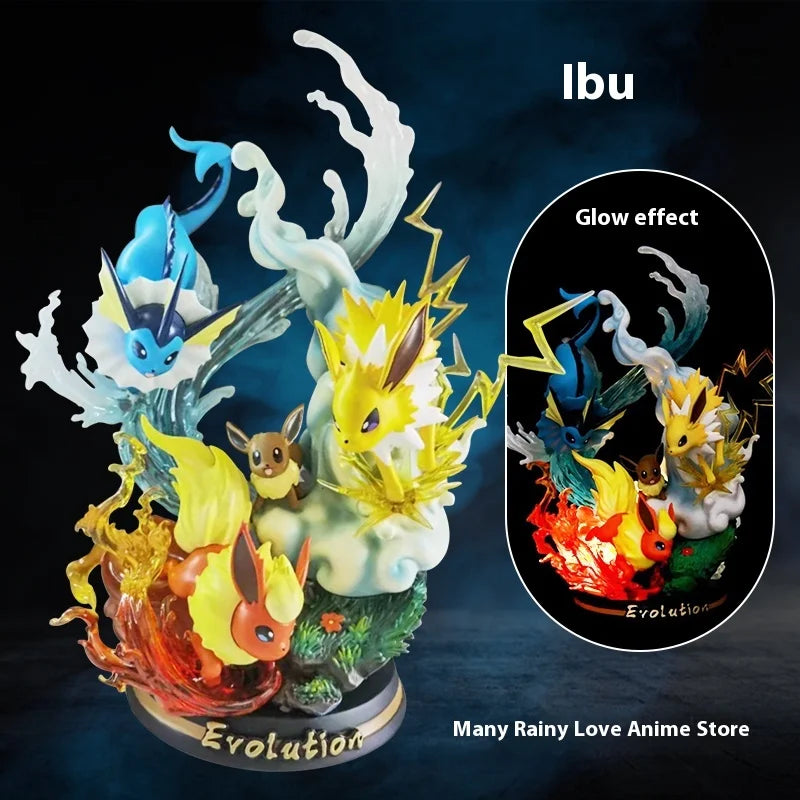 New Bkm Evolution Group Super Dream Spitfire Dragon Geng Ghost Bulbasaur Seed Johnny Turtle Handmade Model Trendy Play Doll Gift