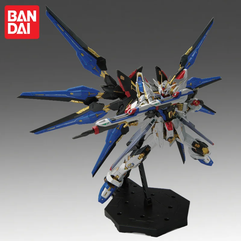 In Stock Bandai Original Mgex 1/100 Mgex-gundam Strike Freedom Action Figure Model Doll Brand New Boxed Anime Characters Toys