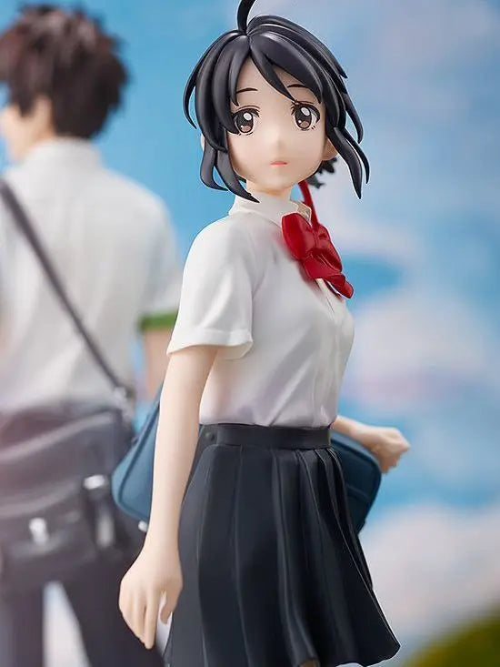 2023 New Anime Your Name 23cm Tachibana Taki & Miyamizu Mitsuha Figure Peripherals PVC Figurines Collectible Doll Toys Gifts