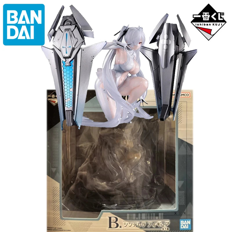 BANDAI Original Ichiban Kuji GODDESS OF VICTORY: NIKKE Anime Figure Rapi Modernia CHAPTER6 Action Figure Toys Gift Model