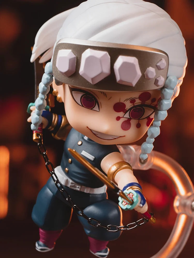 Genuine Good Smile Nendoroid Demon Slayer Uzui Tengen Model Anime Action Figure Toys Kids Room Ornament Girl Gifts Collection