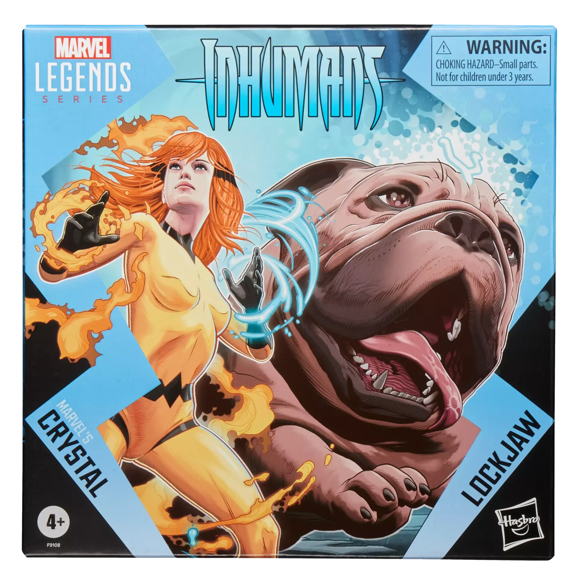 New Original Hasbro Marvel's Crystal and Lockjaw Action Figure Toys Gift Model