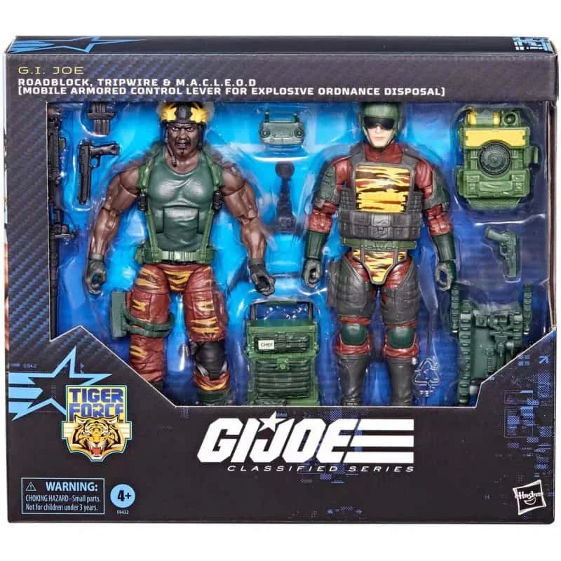 Originale Originalversion GI Joe Gi Joe Classified Series 6 "126 Tiger Force Roadblock Tripwire Macleod Actionfigur Modellspielzeug