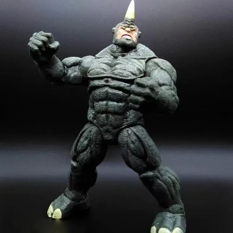 Anime X-Men Avengers villain hero 7inch Rhino joint Movable Action Figure Collectible Model Toy Figures gifts