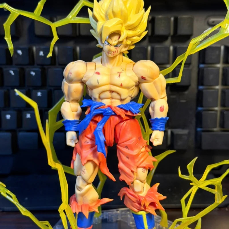 Nan&T Shf Battle Weekly Goku Dragon Ball Z 1/12 Scale Action Figure Model Toys Anime Figurals Brinquedos Birthday Gift