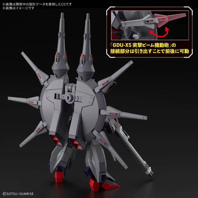 Bandai Original GUNDAM HG 1/144 Anime ZGMF-X666S LEGEND GUNDAM Action Figure Assembly Model Toys Collectible Gifts for Children