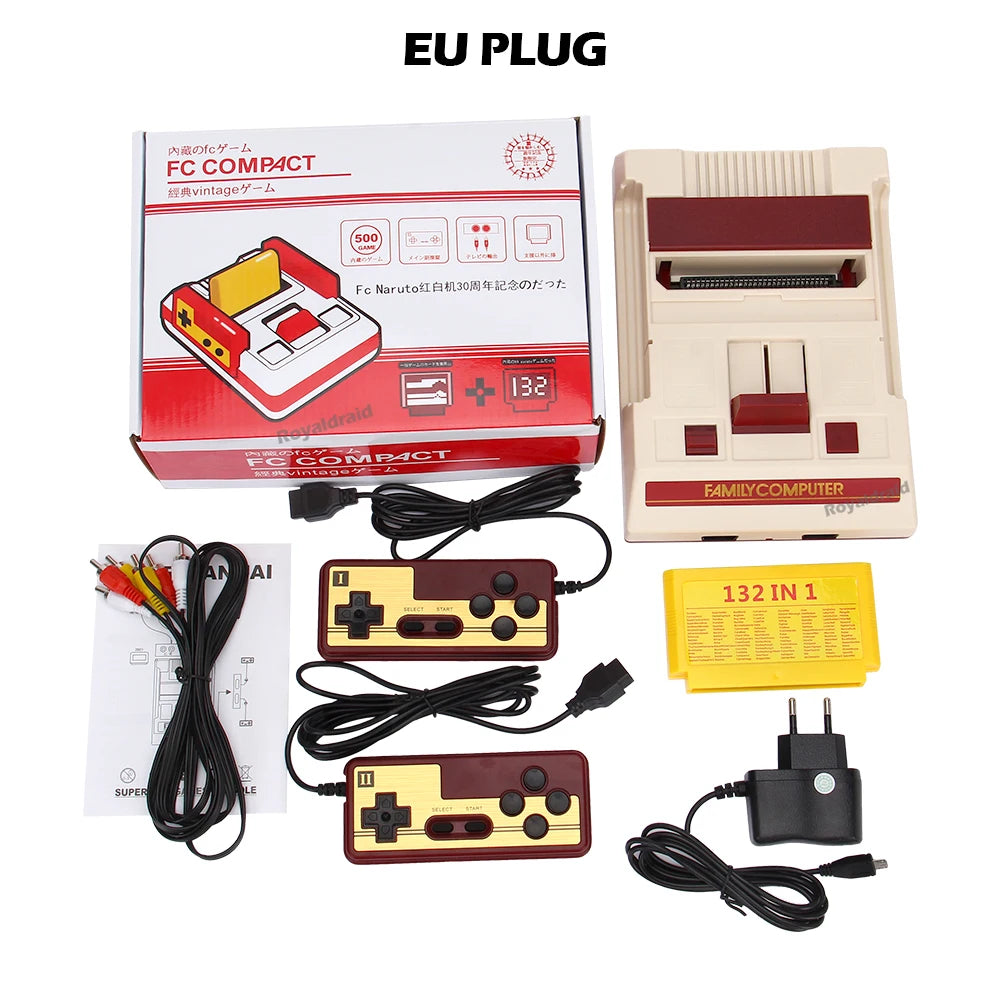 8 Bit Video Game Console Built in 500 Classic Games Family Computer TV Game Console
