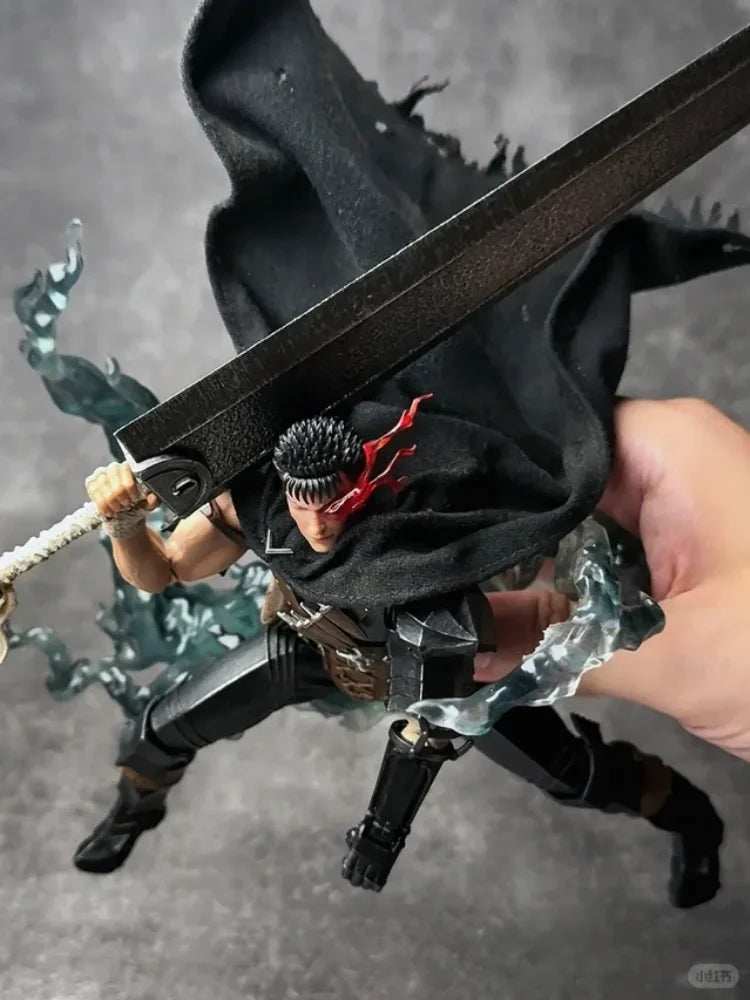 Brotoys Berserker Guts Lr012 1/12 Scale Articulated Anime Action Figure Collectible For Adult Collection Display