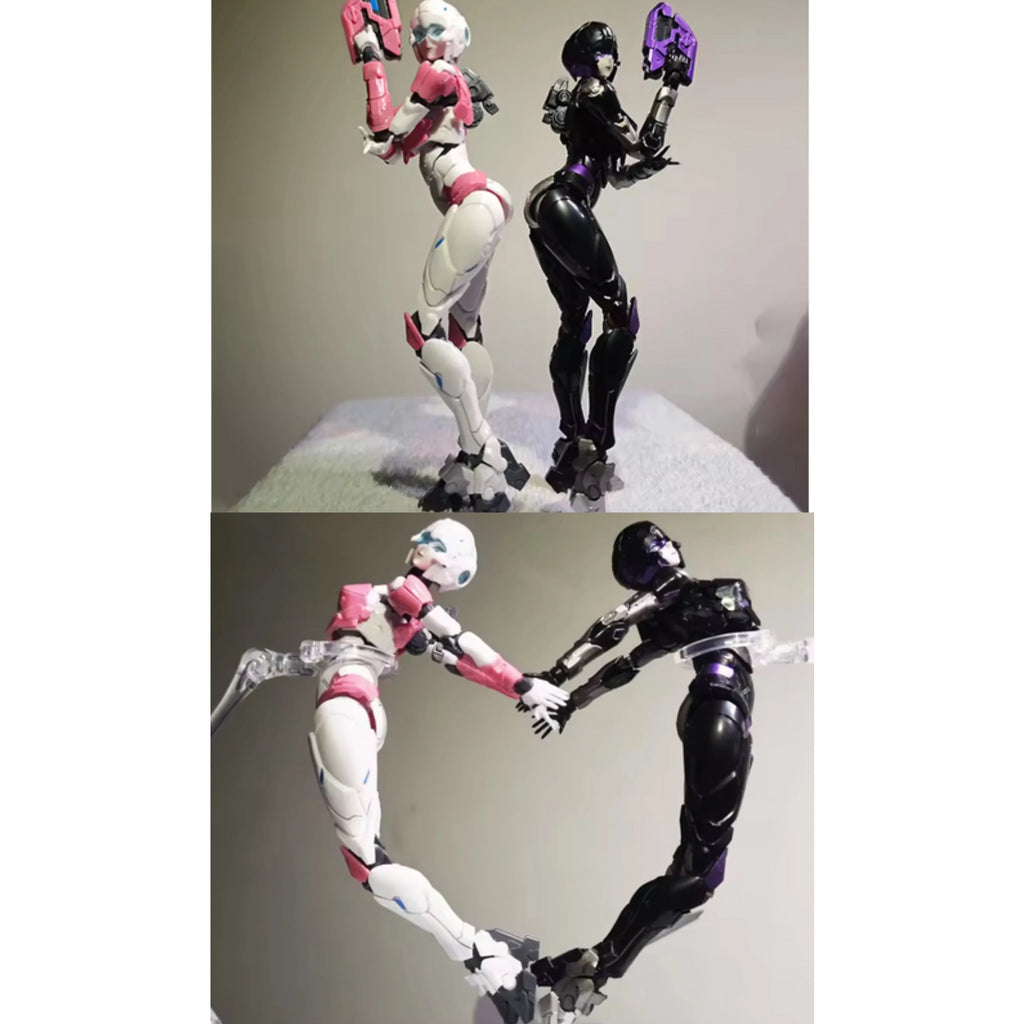 M Breed Infinite Charm M66337 AICY Darkened Skye Arcee Transformation Assembly Model Kit Action Figure Toy