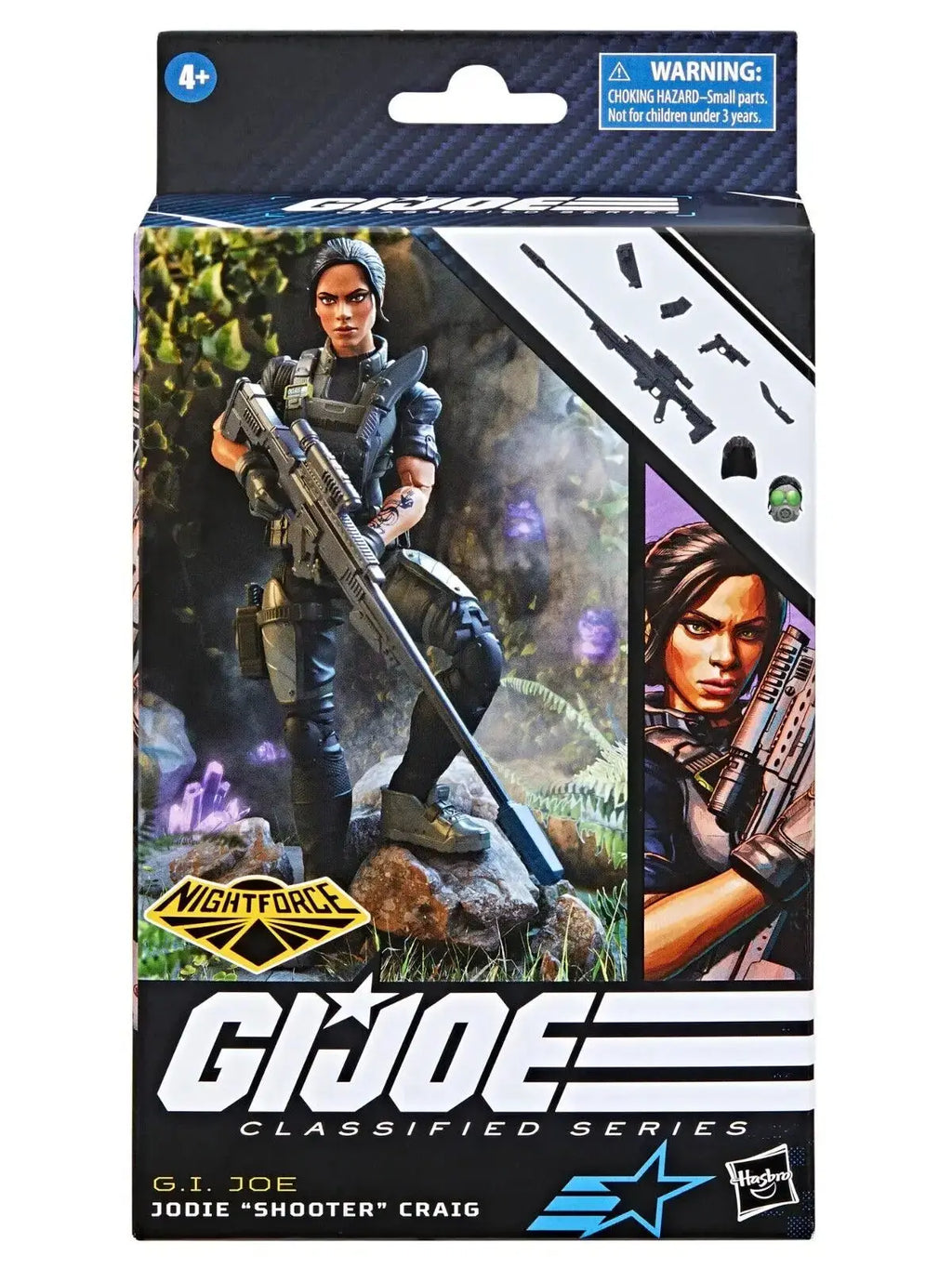 in stock G.I. Joe GI Joe Classified Series 6" 090 Night Force Jodie Shooter Craig Action Figure Model Toy Hobby Gift