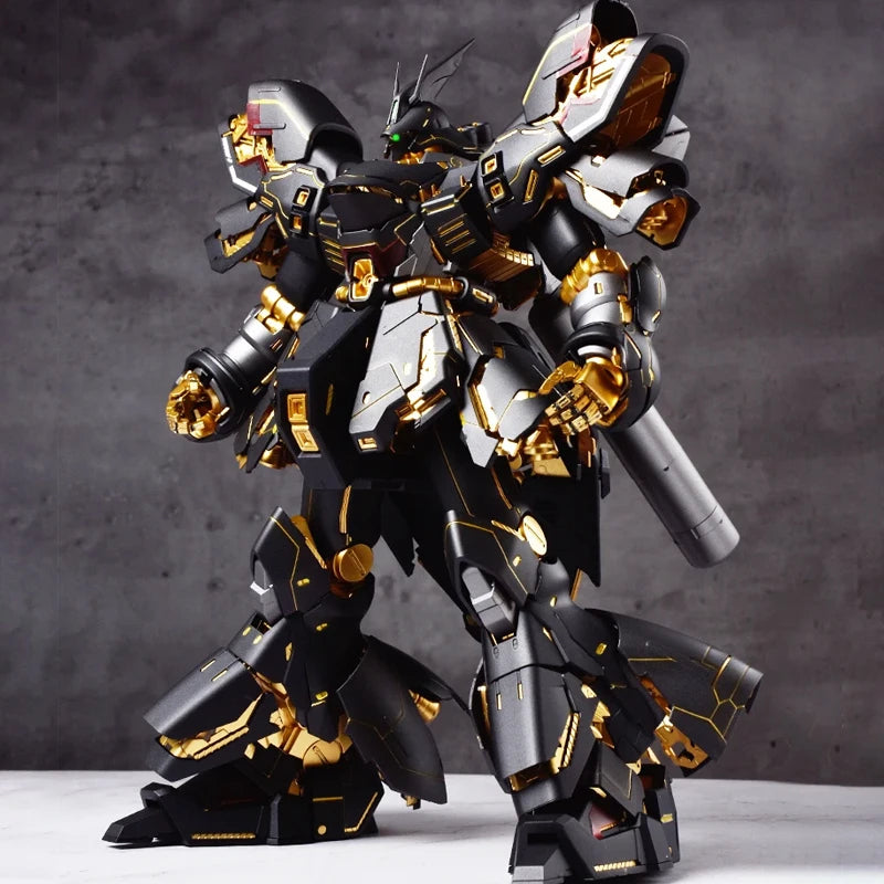 DABAN MG 1/100 Model MSN-04 SAZABI Ver .KA Black Special Coating Plating Mobile Suit Kids Toys Assemble Model
