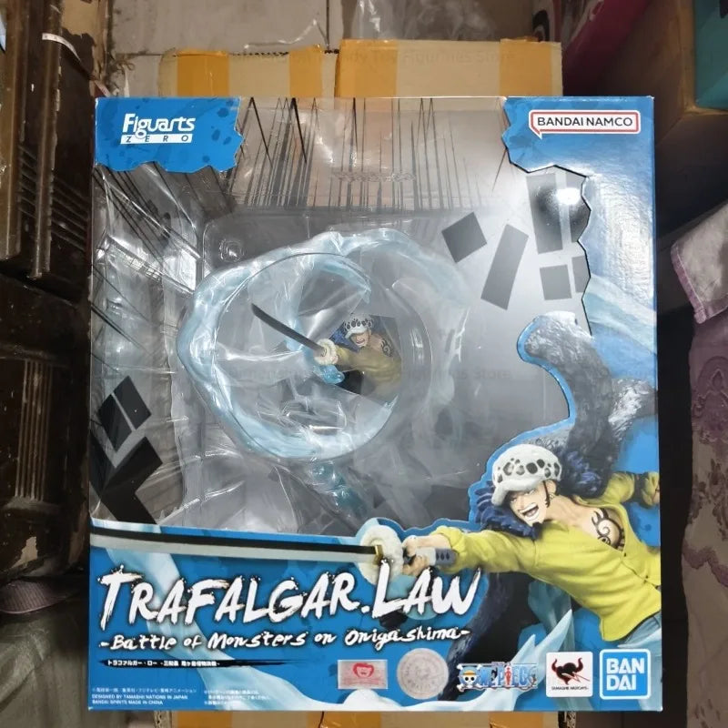 In Stock Bandai Figuarts Zero Onigashima Decisive Battle Anime One Piece Trafalgarro Extra Battle Action Figures Model Toy DT