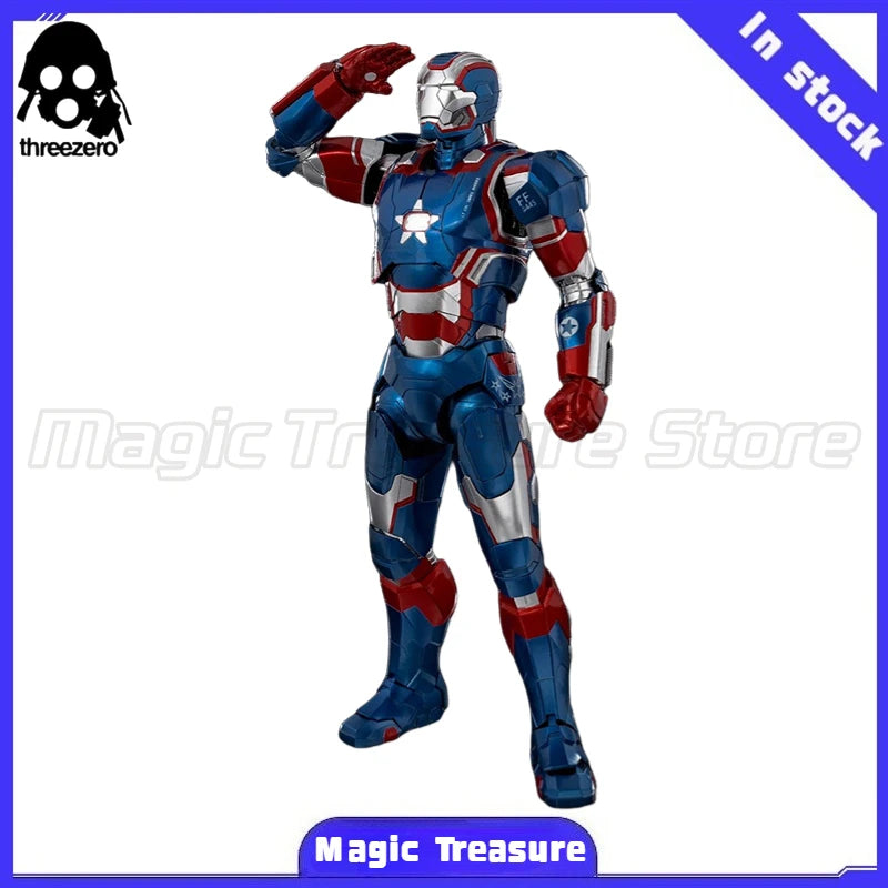 【MT】threezero Marvel 3Z0257 DLX MARVEL STUDIOS THE INFINITY SAGA IRON PATRIOT Action Figure Toy Gifts