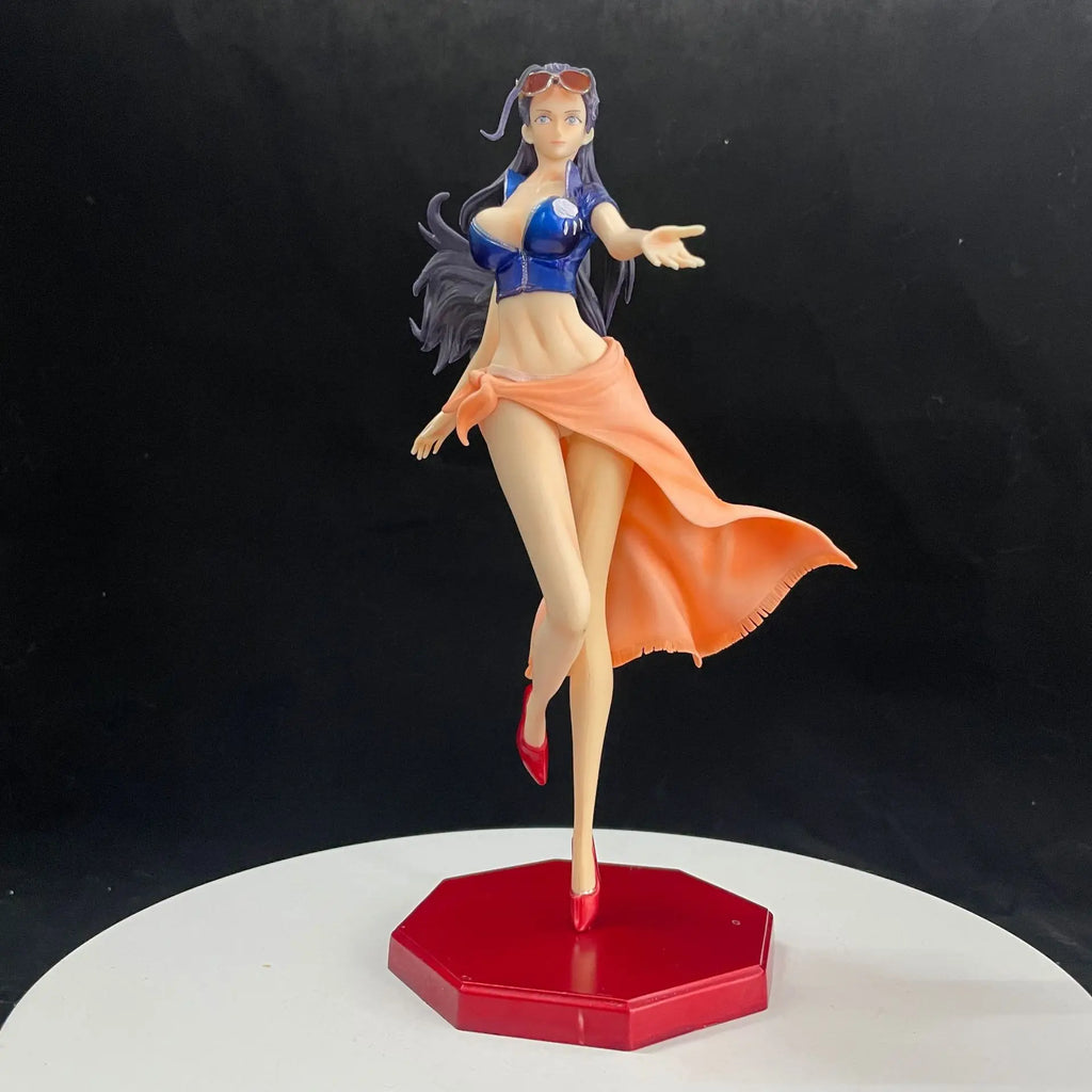 25cm One Piece Nicole Robin Activity Doll Statue Anime Small Statue PVC Model Doll Collection Toy Gift Children
