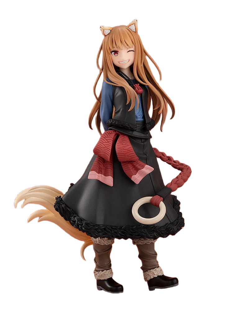 Aixlan Spice and Wolf Figur Holo Wink 17 cm Wolf Tail Girl PVC Actionfigur Amine Geburtstagsgeschenk Sammlerfigur