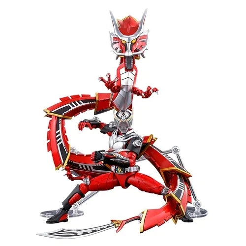 Bandai Original Figure-rise Standard Masked Kamen Rider Anime Model RYUGA RYUKI Joints Movable Action Figure Toys Gifts for Kids