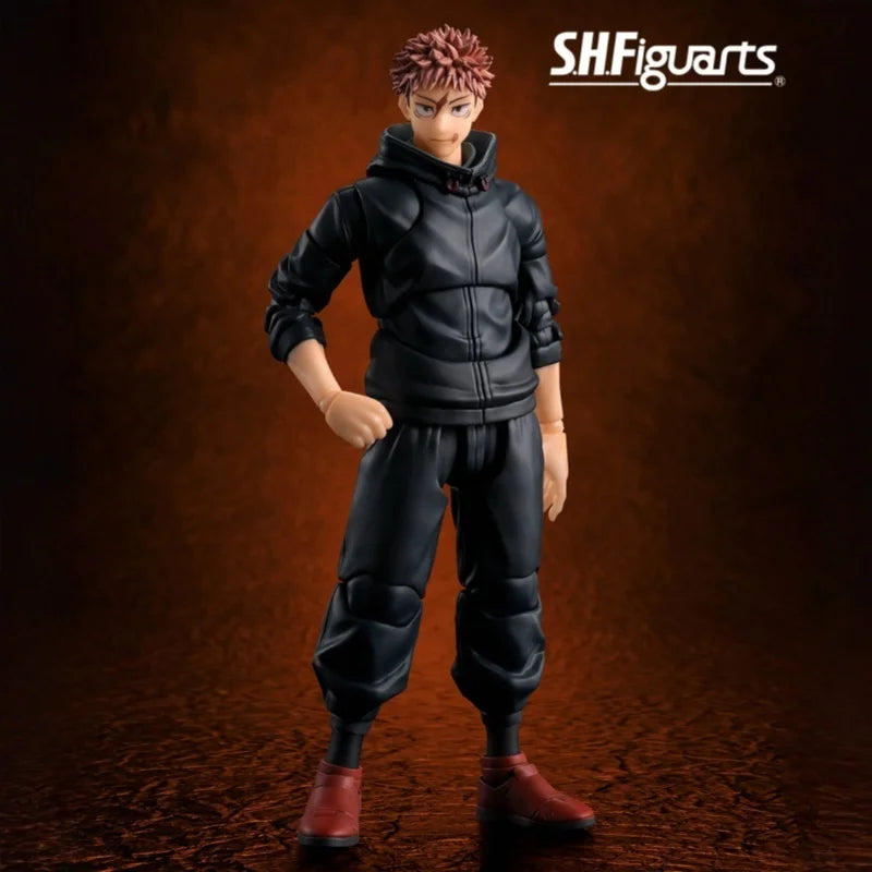 100%Original Bandai Jujutsu Kaisen S.H.Figuarts SHF Yuji Itadori Sukuna's Vessel Action Figure Gifts Collectible Model Toys