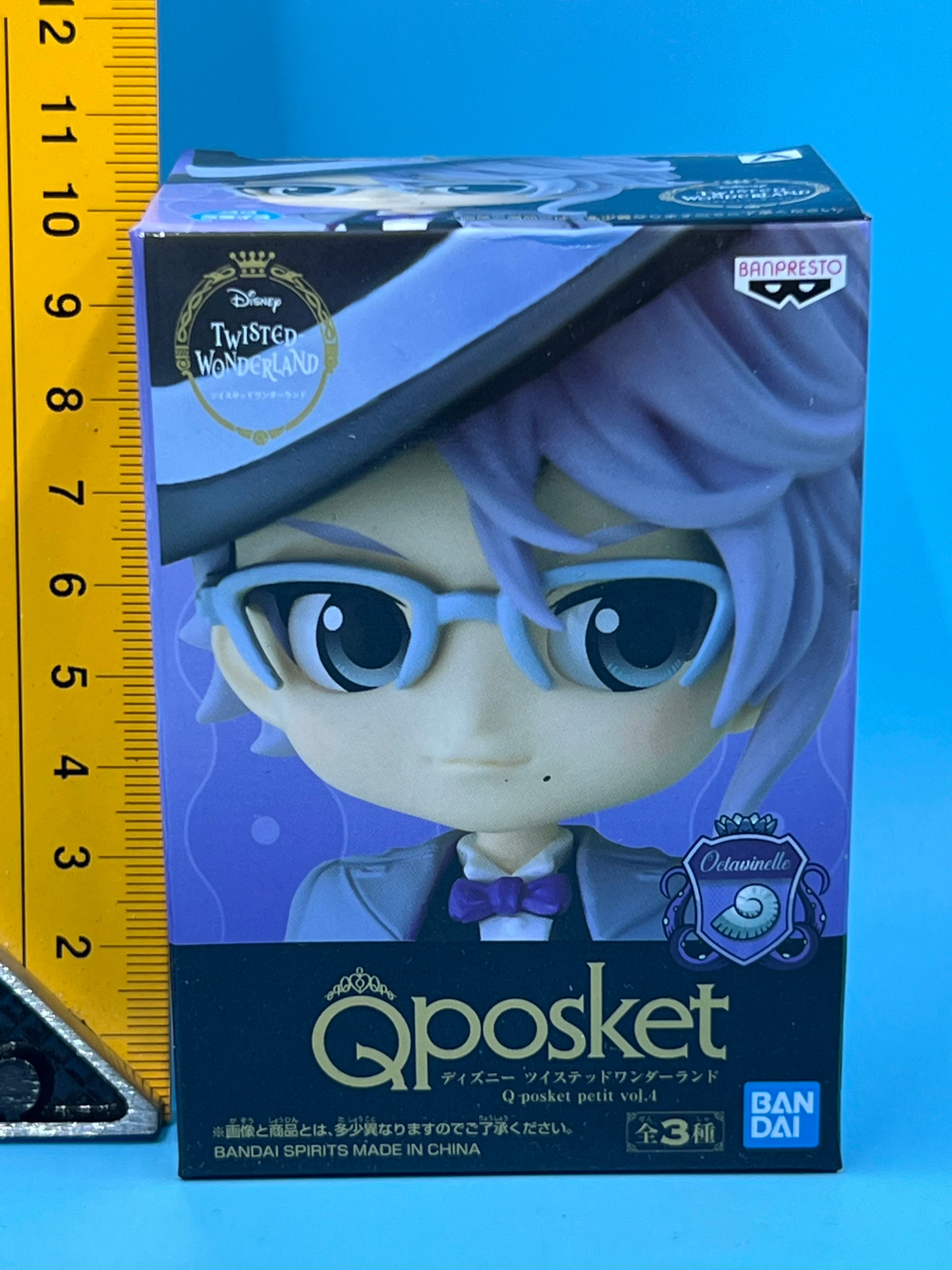 Q Posket Disney Twisted-Wonderland Collection Ornament Anime Action Figures Model Kids Toy