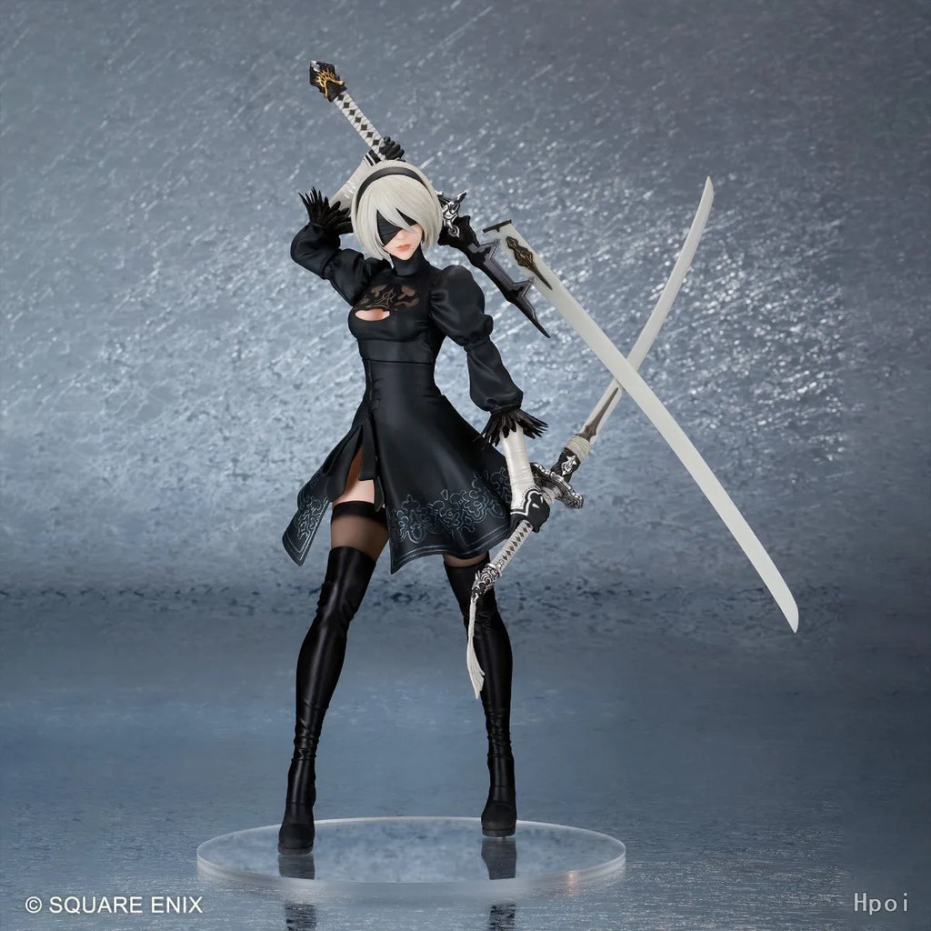 18CM Anime NieR: Automata - YoRHa No. 2 Type B - Version 2.0 Premium Chokonose Model Toy Doll Action Figure