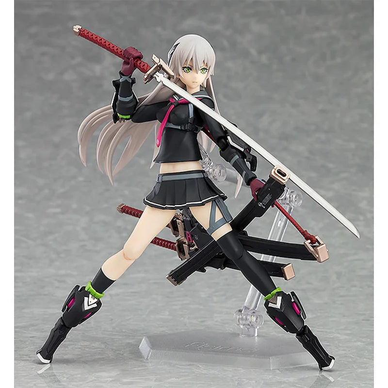Anime 100% Original Figma 396 Heavily Armed High School Girls Ichi In Stock Anime Action Collection Figures Model Toys